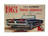 1963 Pontiac Bonneville model kit BOX ART - PALMER PLASTICS INC. Model