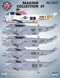 BMA48047 1:48 Bullseye Model Aviation Decals - SH-3 Sea King Collection #1 Model