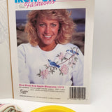 Vintage Golden Bee Bluebirds And Apple Blossoms Emboidery Transfer Kit Y2K Model