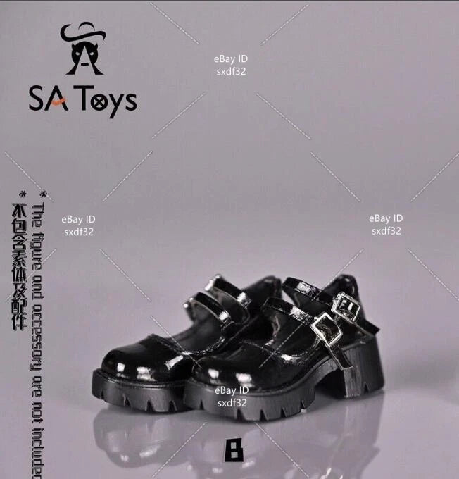 SA Toys SA009B 1/6 Hollow PU Shoes Model For 12" Female TBL PH JO Figure Body Model