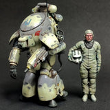 1/35 Mars pilot Mecha Resin Model figure Armor Suit & Pilot Resin Model Figure Model