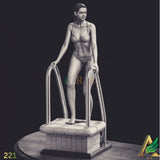 1/24 Scale Bikini Girl Figure Pool Diorama Miniature Resin Model Kit Unpainted Model