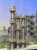 N Scale 1:150 Refinery Chemical Plant Equipment Structure Resin Kit Japan Model