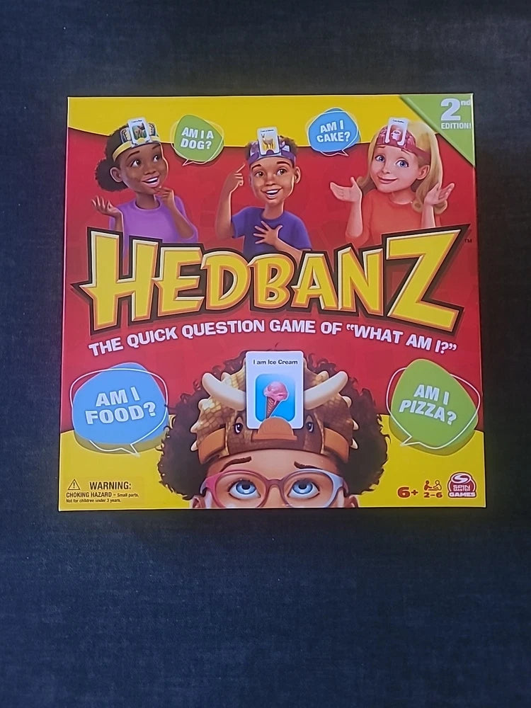 Hedbanz 2nd Edition Picture Guessing Game | Family Party Game | Complete Model