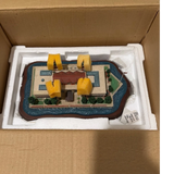 Danbury Mint Ellis Island New York Architectural Replica Model Statue COA & Box Model