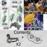 for Digimon Black Wargreymon Figure Rise Standard 2*Metal C3+Plastic A1-5+A1-6 Model