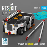 Reskit RSK72-0018 1:72 A/S32A-49 short Deck Tractor 3D Printed model kit Model