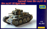 UM-MT Models 1/72 STRV M/41 SII Swedish WWII Light Tank Model