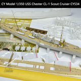 1/350 USS Chester CS-1/CL-1 Cruiser Military Assembly Model Kits & Upgrade Set Model