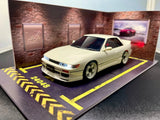 1/24 Diorama Car Model Parking Garage Background for Collection Stone Wall Model