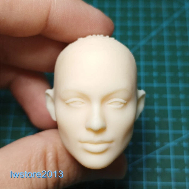 1:6 Smile Beauty Girl Head Sculpt Carved For 12" Female Action Figure Body Toys Model