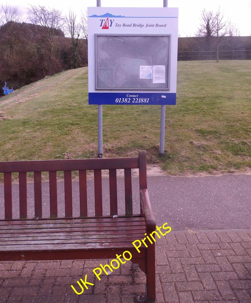 Photo 6x4 Tay Road Bridge notice board Newport-on-Tay In Car Park near No c2015 Model