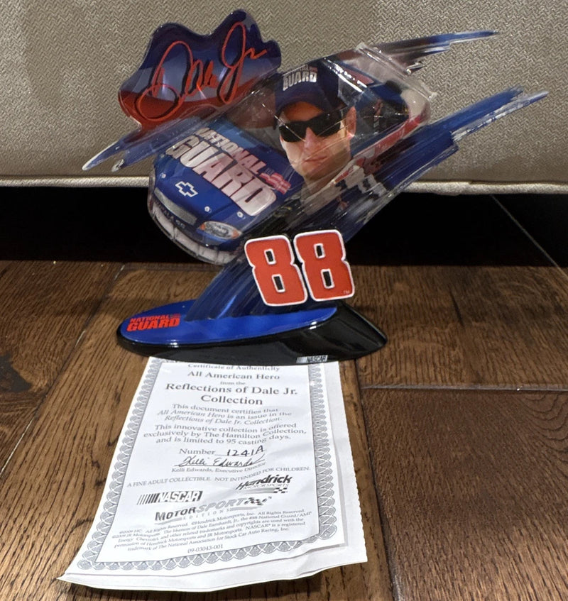 Reflections of Dale Jr. All American Hero Display Plaque Model