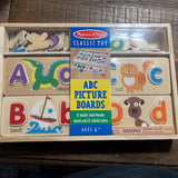 Melissa And Doug ABC Picture Boards-new Sealed Model
