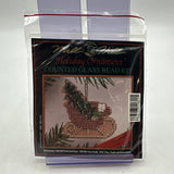 MILL HILL HOLIDAY ORNAMENT #H1 - SLEIGH - PIN COUNTED GLASS BEAD KIT NEW Model