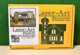 Branchline Traines Laser Art #843 N Scale Roscoe Store Kit NEW Sealed Model