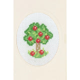 Permin counted cross stitch kit greeting card "Apple tree", 9x13cm Model