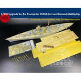1/350 Scale Upgrade Set for Trumpeter 05358 German Bismarck Battleship Model Kit Model
