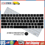 Keycaps for MacBook Pro A1989 A1990 2018 2019 Keys Cap US Set Replacement Keys Model