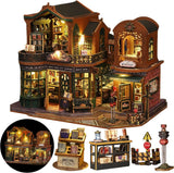 DIY Miniature House Kit Book Nook for Adults Small Magic House Model Building Model