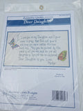 Jeanette Crews Designs Counted Cross Stitch Kit "Dear Daughter" #8101-22-K NEW Model