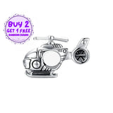 Helicopter Charm For Bracelet, Travel Charm Charms
