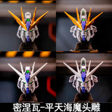 for MG 1/100 Hi-Nu Gundam Ver.Ka Head Part Pre-painted Resin Conversion Kits Model