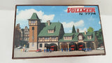 Vollmer N Scale Fire Station 5 Stalls  #7774 Model Kit  Railroad Building Model