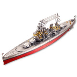 3D Metal Puzzles Jigsaw Battleship DIY Assemble Model Kits Creativity Adults Toy Model