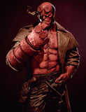 Smoking Hellboy Style Hellboy Unpainted Resin Garage Model Kit (1/6-1/12) Model