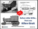 1/35 Killen-Strait armoured tractor WW1 UK Criel  Meng Takom CSM SS Model Model