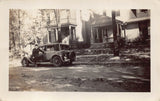 1929 Buick Master Six Model 121 1920s Photo Man Posing Running Board Winter Coat Model