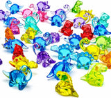 340 Pcs Mini Dinosaur Figures, Mini Resin Animals to Hide, Bulk Plastic Model