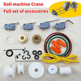 Doll Machine Accessories Toy Claw Crane Game DIY Kit Wheels Belt Copper Gears Model