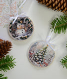 DIY Bead Embroidery "Decoration Winter guest", Christmas Tree Toy DIY Kit Model