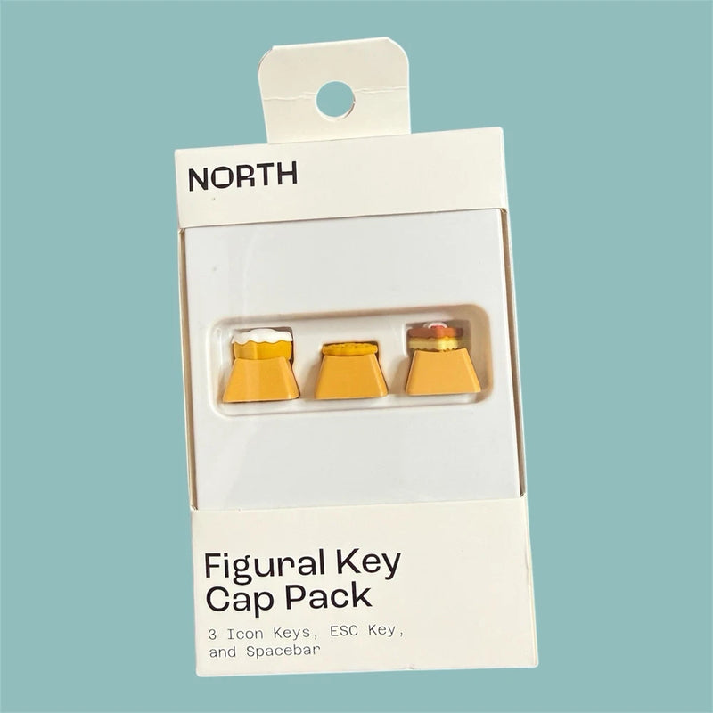 North Figural Keyboard Key Cap Pack Sweet Desserts NEW SEALED  IN BOX Model