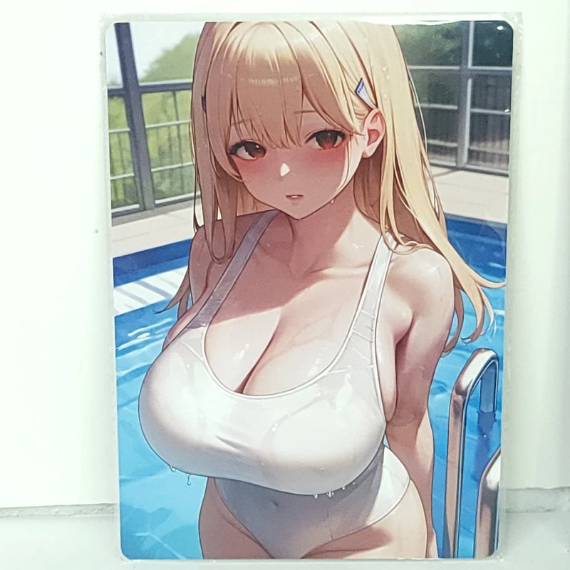 Nikke Double Sided Premium Waifu Card Anime Wall Art Oversized Board A5 Model