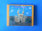 Vintage wooden toy 3D  DIY woodcraft assembly kit castle Instructions. #212 Model