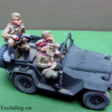1/72 Resin Figure Model Kit Sitting Position Officer Group 3 Figures Unpainted Model