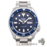 Seiko 5 Sports 4R Mechanical Automatic Blue Ref.SBSA001 Steel Watch Model
