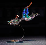 Mechanical butterfly-winged flying fish metal assembly model trendy mecha Model