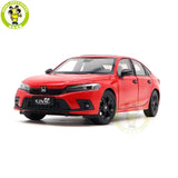 1/18 Honda CIVIC 2022 11th Generation Red Diecast Model Toy Car Friends Gifts Model