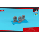 Armory Models AR AW48358 Scale kit 1:48 CH-21 Shawnee wheels w/ weighted tyres Model