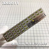 Alexen XK0011 1/64 scale model number plate Car license plate Model
