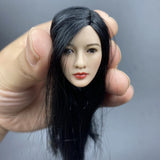 1/6 Scale Asia Actress Liu Yan Head Carving Sculpt Model Toys Model