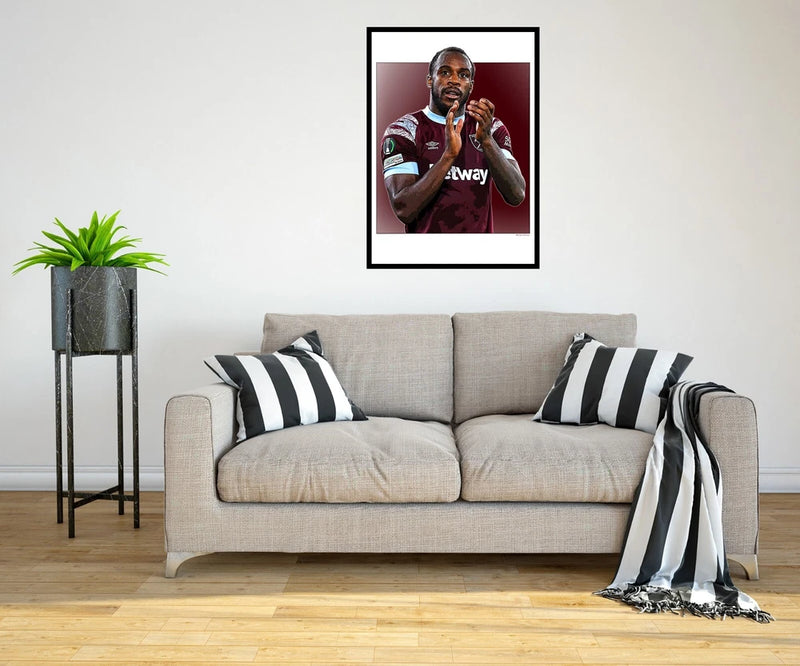 Michail Antonio 2022/23 Digital Art Print - (On Foamex Board or Photo Paper) Model