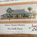 Juniper Designs Cross Stitch Kit - Historic Houses Elizabeth Farm m226 Model