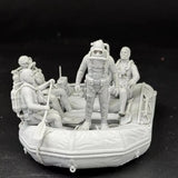 1/35 Resin Figure US Navy frogmen 4 Figs No Boat Unpainted Model