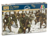 Italeri 6133 1/72 Military Figures Model Kit WWII U.S Infantry Winter Uniform Model