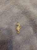 Gold Seahorse Charm For Necklace Charms